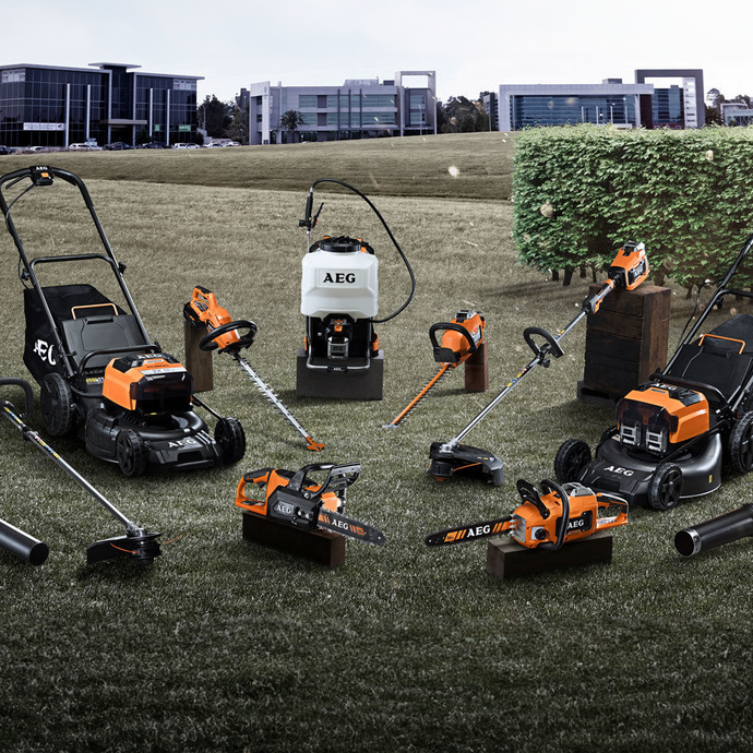 AEG outdoor power equipment range